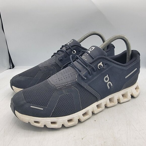 On Cloud 5 Womens 8 Black Shoes Athletic Outdoors Walking Lightweight Running - Picture 3 of 14